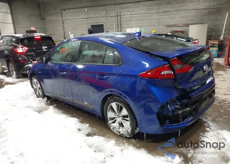 2019 Hyundai Ioniq Plug-In Hybrid из США, поврежденный, VIN KMHC65LDXKU183941